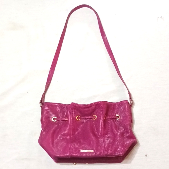 Lauren Merkin Patent eather Snake Embossed Shoulder Bag - Picture 12 of 12